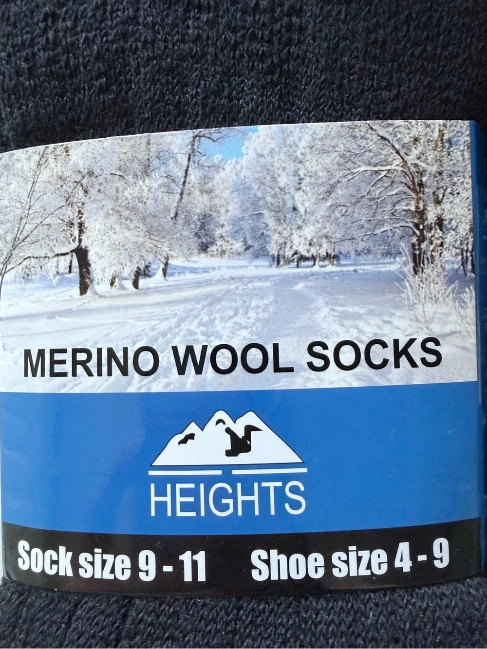 NWT: Merino Wool Socks (4 packs; 2 pair in each)